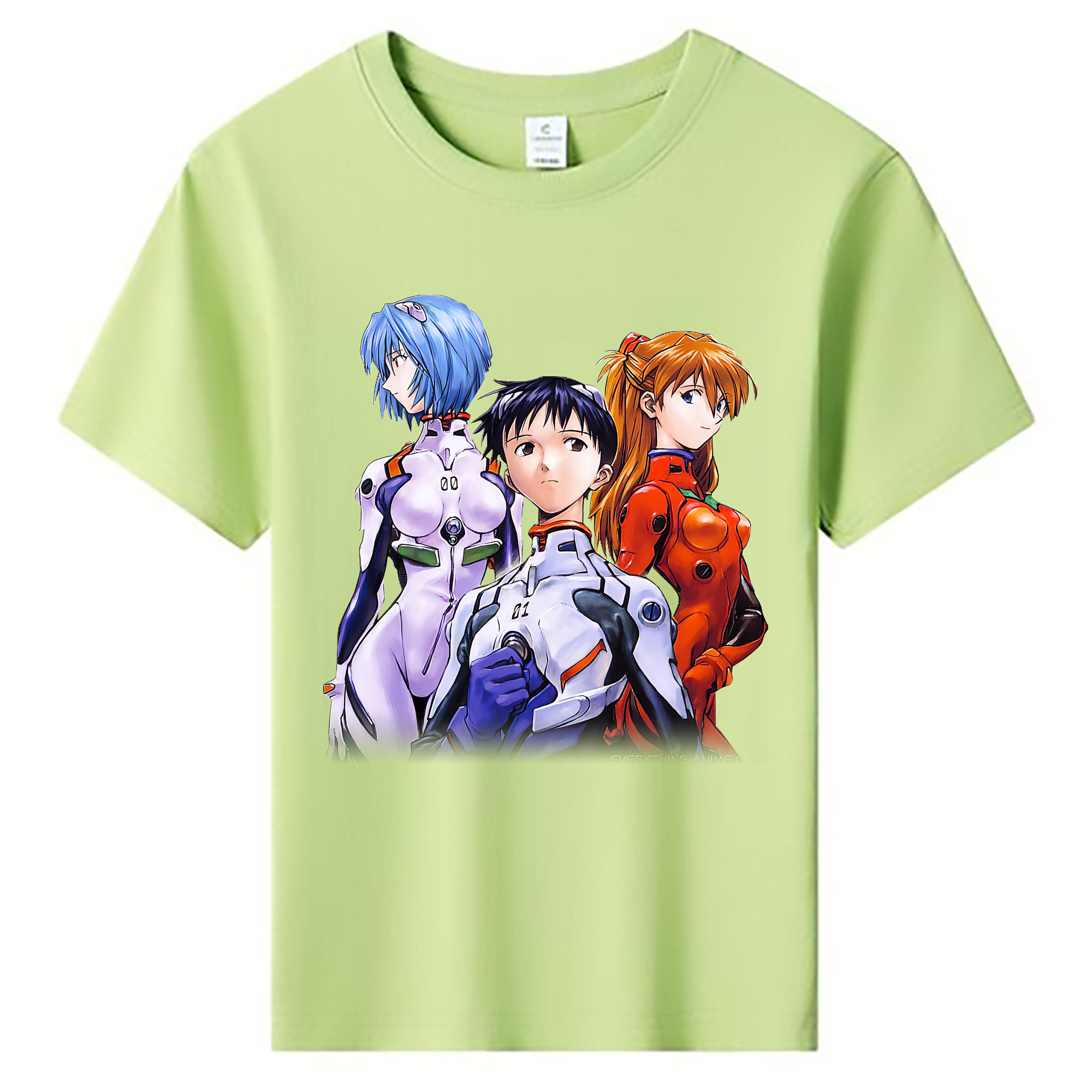 （画像用） EVA 新世紀エヴァンゲリオン 綿100％キッズTシャツ（フロントプリント）